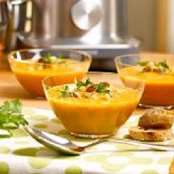 Soupe carottes et pois chiches