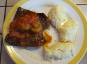 Onglet boeuf paprika purée panais