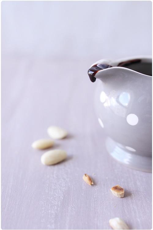 Île flottante amande et chocolat