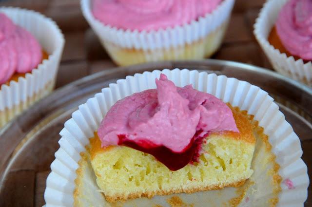 Cupcake tout framboise