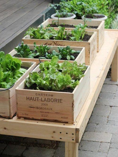 DIY - Un jardin en caisses!