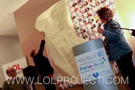 Inauguration du 4ème mur Lol Project à l’hôpital Bicêtre Inauguration du 4eme mur LOL à l'hôpital Bicêtre