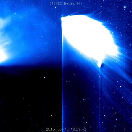 La queue panachée de la comète PanSTARRS
