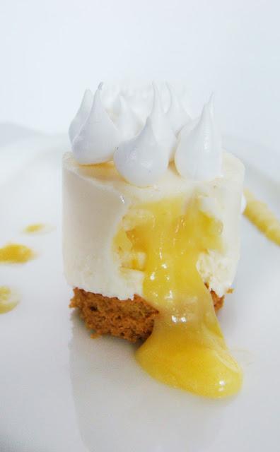 Un cheese cake qui se prenait pour une tarte citron meringuée...
