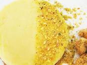 Mousse citron pâte crue l'huile d'olive pour nouvelle version tarte