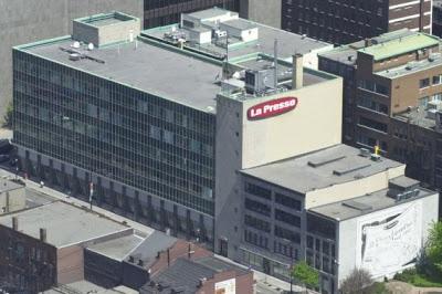 Le journal LA PRESSE  gratuit sur Internet