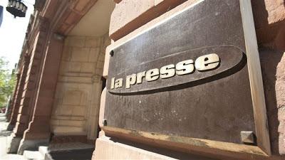 Le journal LA PRESSE  gratuit sur Internet