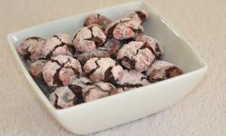 Craquelins chocolat et son sucre à la fraise