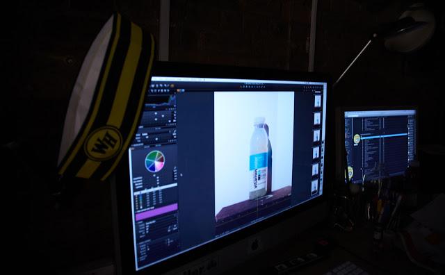 Shoot-studio des nouvelles bouteilles vitaminwater...