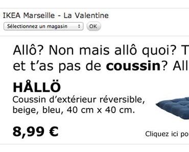 « HALLÖ », IKEA s’empare du buzz Nabila pour vendre ses coussins