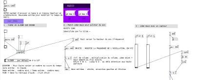 Initiation Pure Data & capteurs, actionneurs