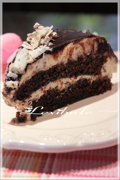 ~Gâteau au chocolat Miracle Whip, glaçage à l'orange et sa ganache au chocolat~