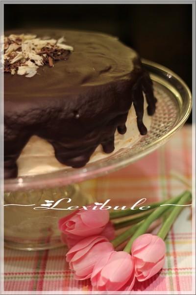 ~Gâteau au chocolat Miracle Whip, glaçage à l'orange et sa ganache au chocolat~