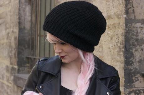portrait cheveux roses