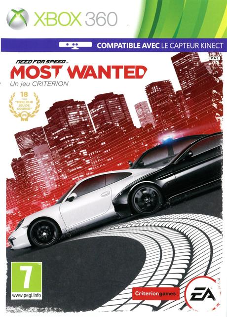 Jaquette/packshot NFS Most Wanted 2012 Xbox 360