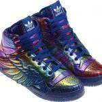 adidas ObyO Jeremy Scott JS Wings Rainbow Glitter