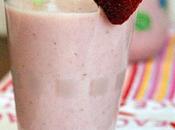 Milk shake fraise banane