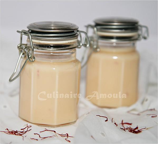 crème anglaise safran1
