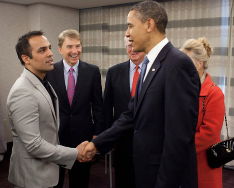 Gurbaksh Chahal avec le President Obama 