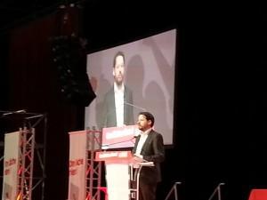 Congrès du PG à Bordeaux, François Delapierre