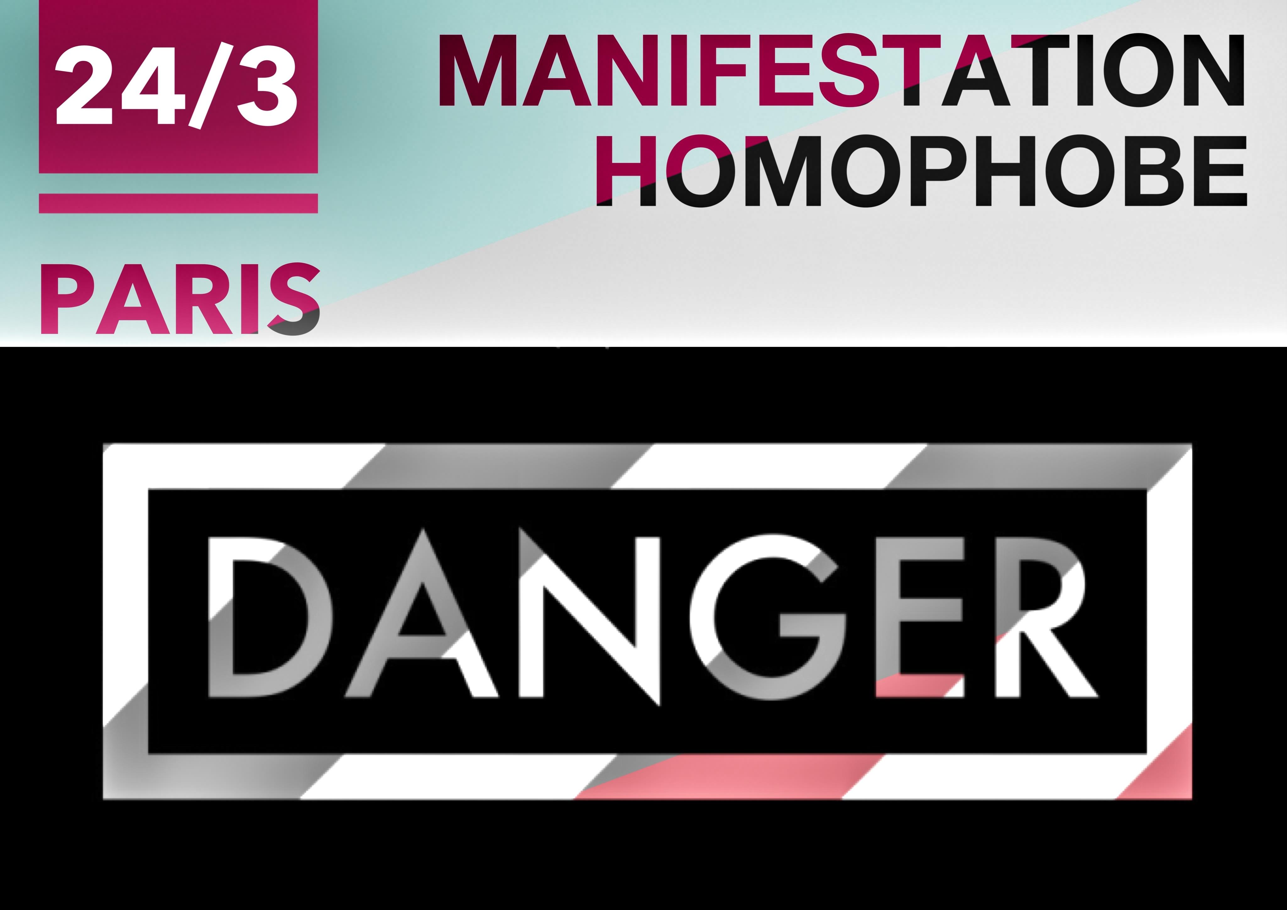 Manifestation homophobe 24 Mars 2013