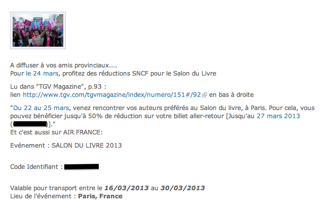Fraude Manif pour Tous SNCF