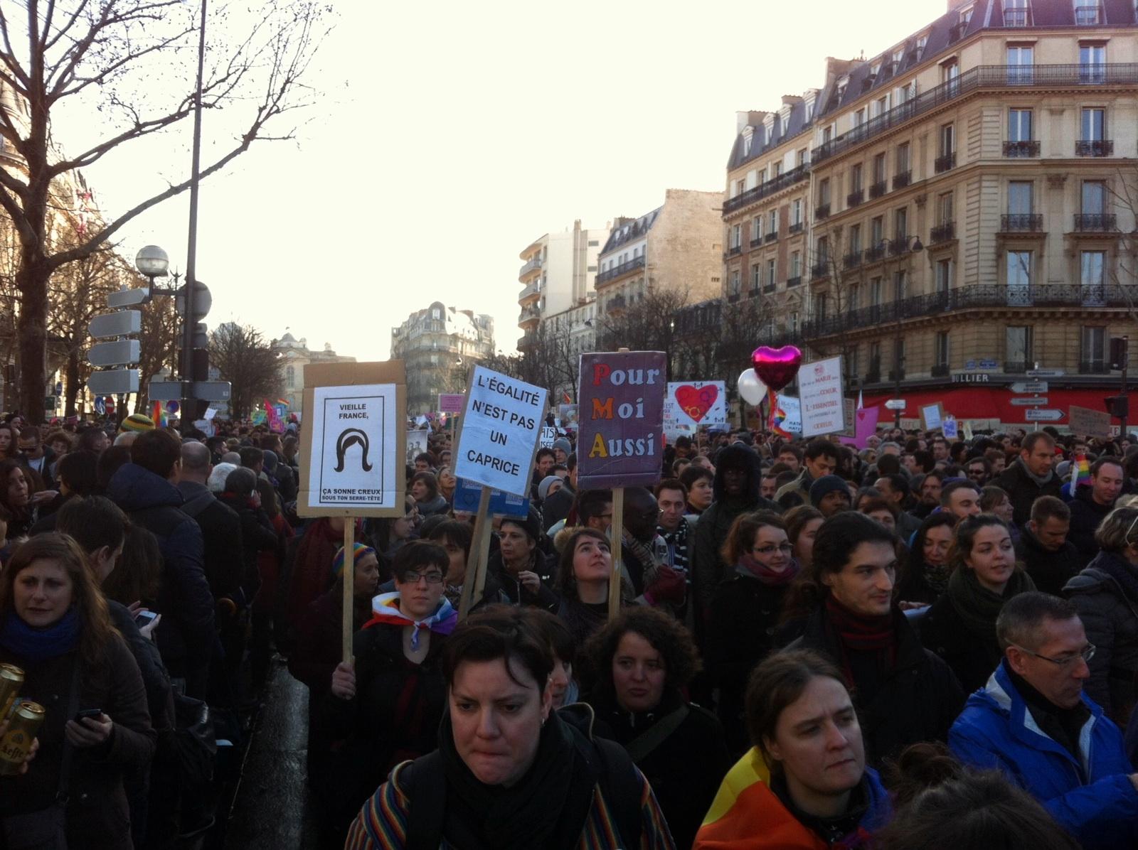 Manifestation Pro Mariage Gay 27 Janvier 2013