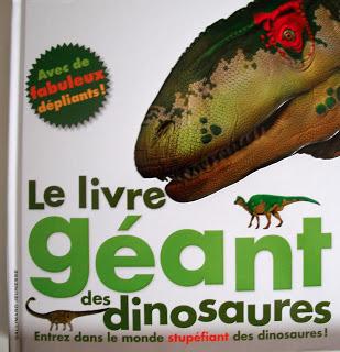 Le livre GEANT des dinosaures