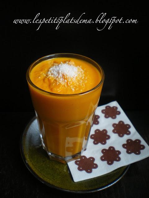 Velouté de carottes au lait de coco