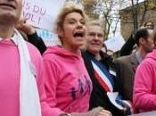 Manif pour tous opposants Mariage défilent aujourd’hui