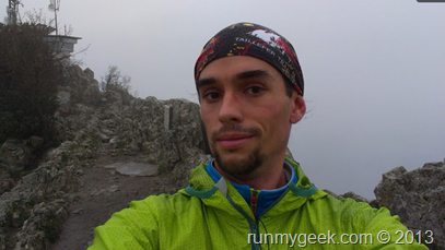 Veste columbia Trail Drier au sommet du Pic Saint Loup