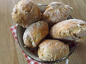 Petits pains sans pétrissage