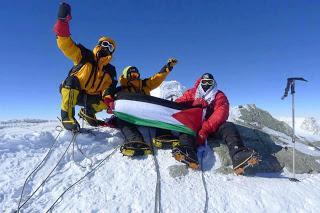 Raed Zidane, le Palestinien, le plus haut du Monde