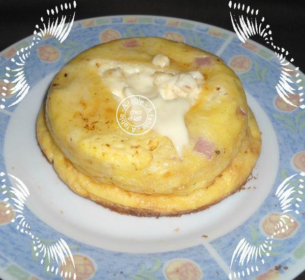 moelleux au jambon et vache qui rit