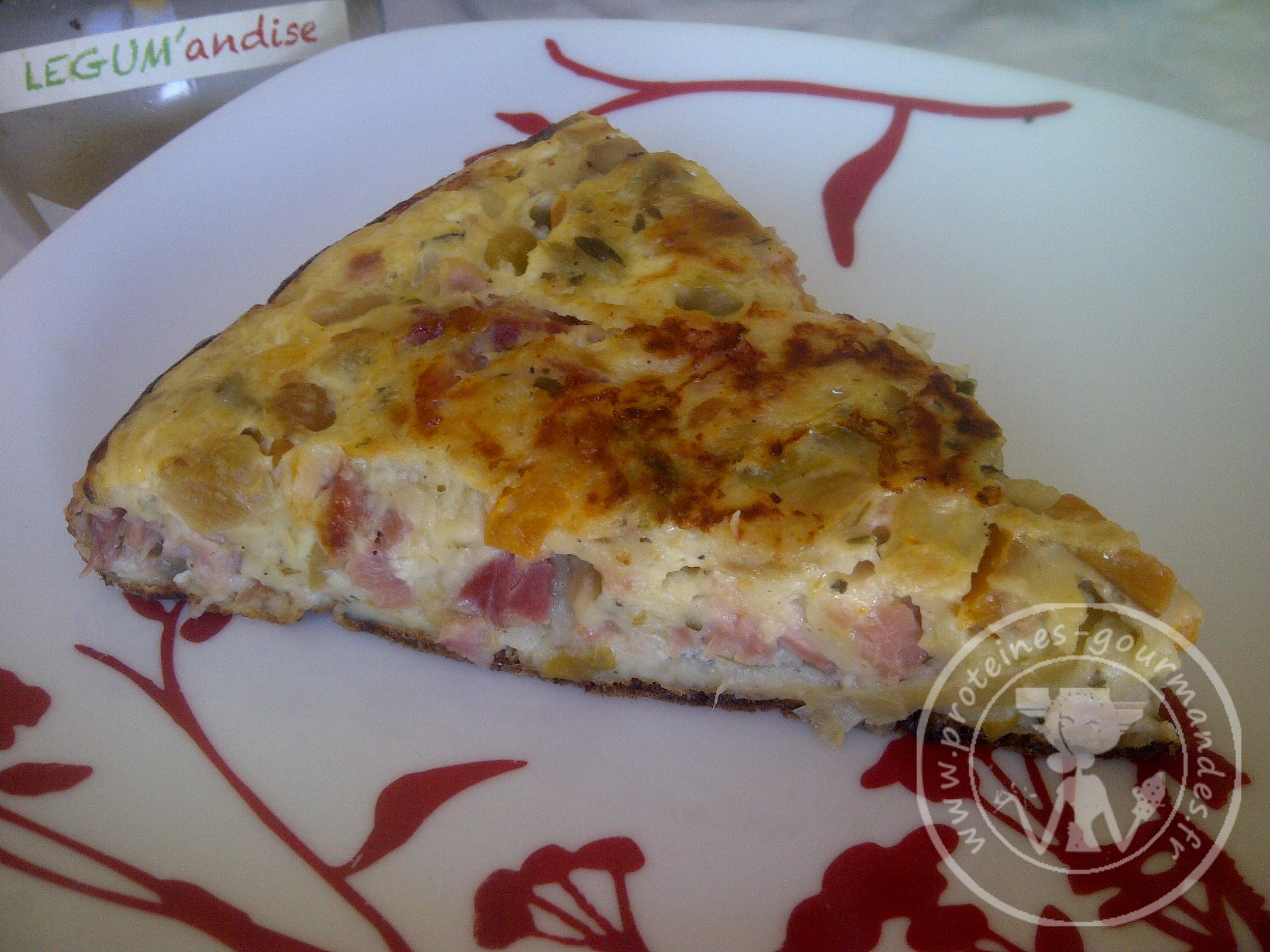 Quiche sans pâte, cuisson à la poêle