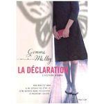 La déclaration Gemma Malley Lectures de Liliba