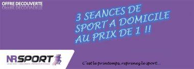 3 séances de sport pour le prix d'1 !