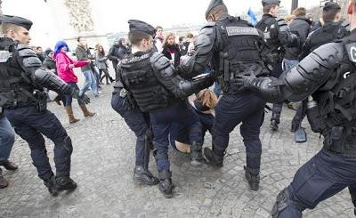 Manifestation contre le mariage gay.