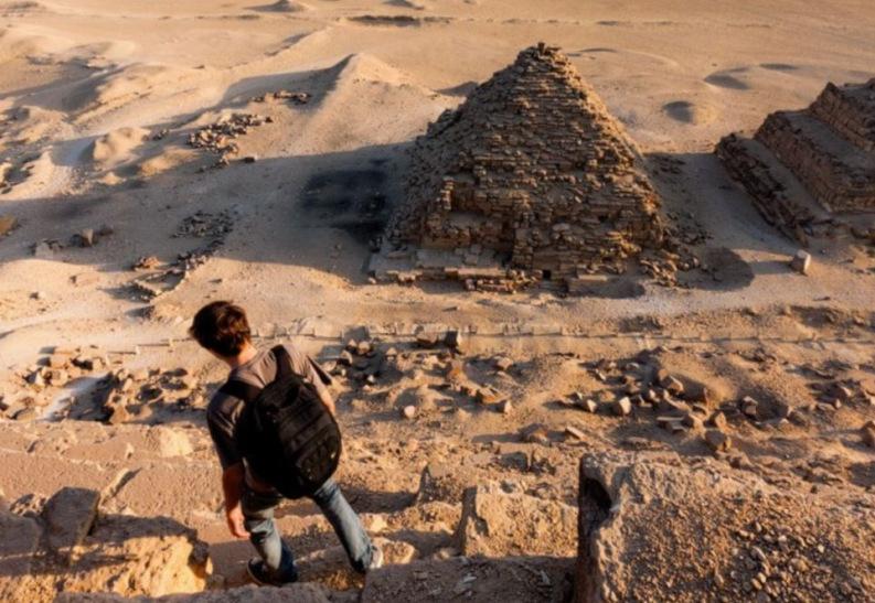 PANORAMA DU HAUT DE LA GRANDE PYRAMIDE OU PYRAMIDE DE KHEOPS : DES PHOTOS UNIQUES DU CAIRE