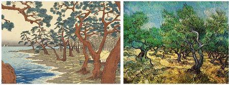 Pinacotheque Gogh Hiroshige Arbre Lutetiablog Lutetia
