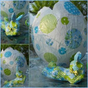 Les idées créatives spéciales Pâques de Cécile Montage - Pâques 2011