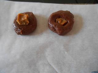 Cookies au chocolat, cœur caramel beurre salé