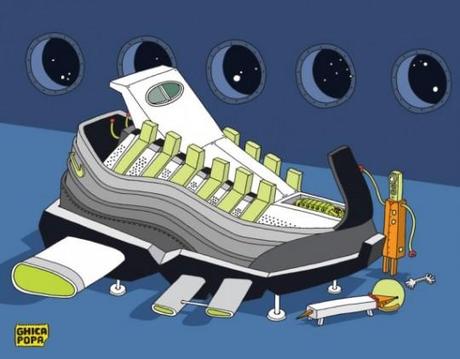 Illustrations Space Sneakers par Ghica Popa – Part 2 space-sneaker-illustrations-ghica-popa-3