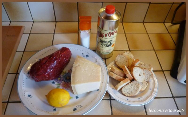 CARPACCIO DE BOEUF EN APÉRITIF