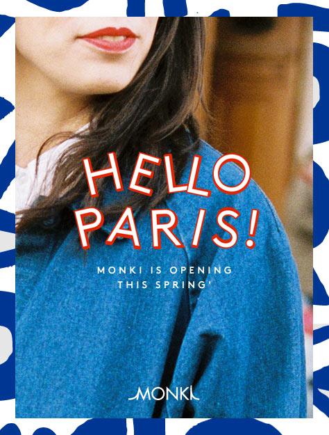 Ouverture de la première boutique Monki à Paris