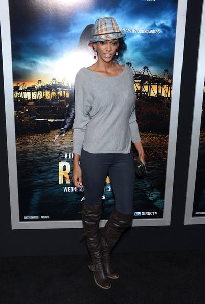 Judi Shekoni à l'Avant-Première de