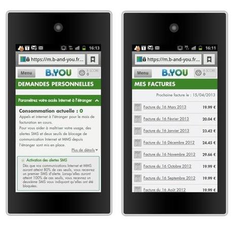 BandYou site mobile