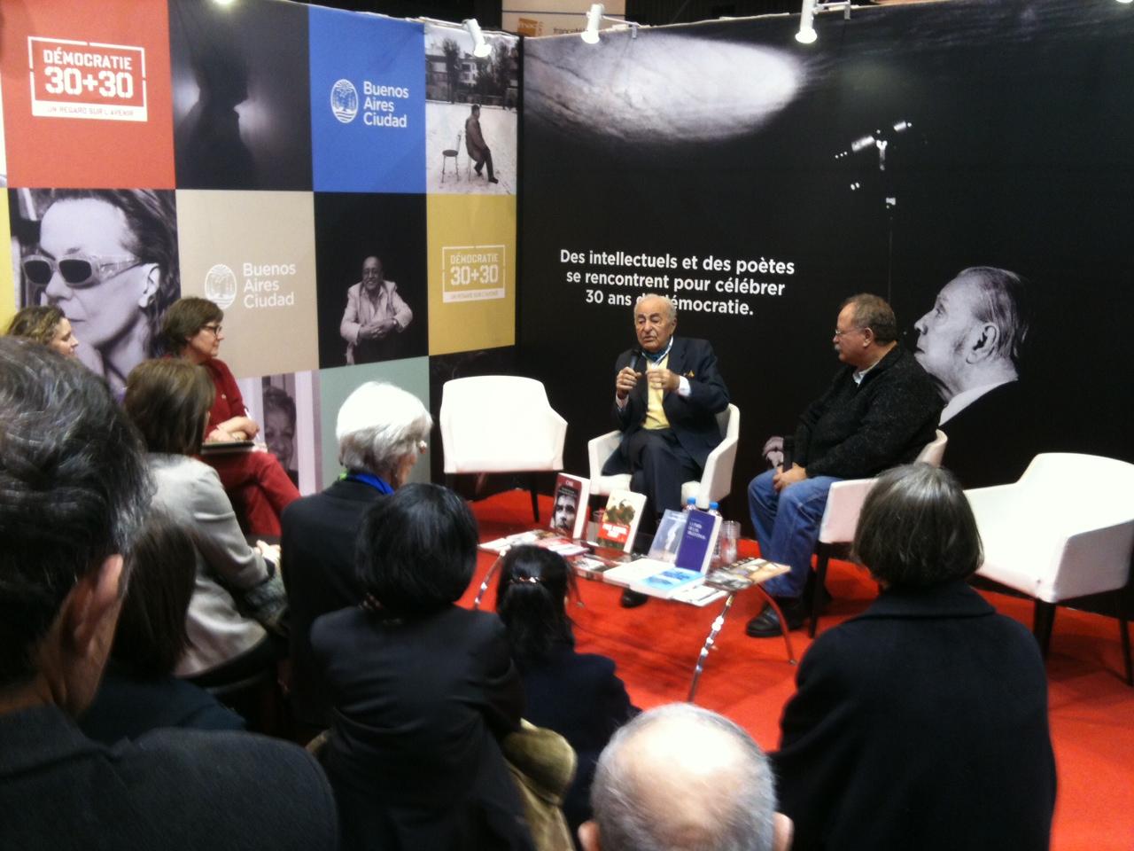 Hommage à Pierre Kalfon. SDL 2013 stand Buenos Aires