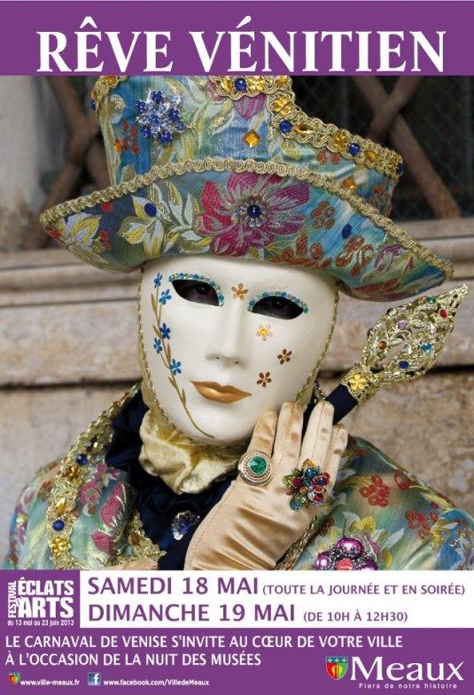 La Ville de Meaux reçoit les costumés Vénitiens