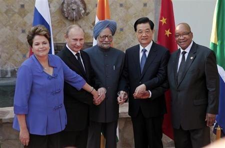 Les 5 dirigeants du BRICS